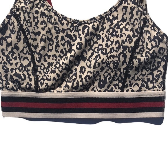 Mona b Leopard Print Sports Bra - Picture 6 of 9